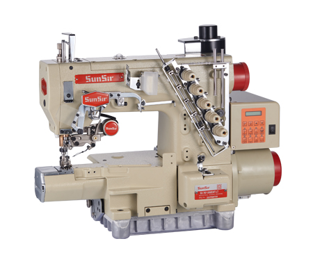 橫筒型高速三針繃縫機