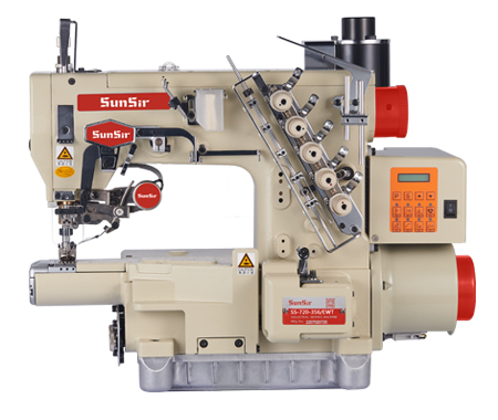 細橫筒型高速三針繃縫機